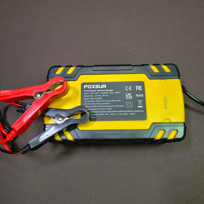 Сучасний зарядник 8A для 12V/24V АКБ - розумна зарядка для авто, мото