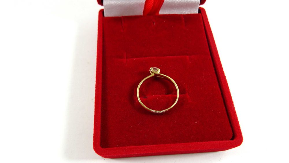 Słodki ZŁOTY PIERŚCIONEK 585 R10 Loombard Lubawa Lombard