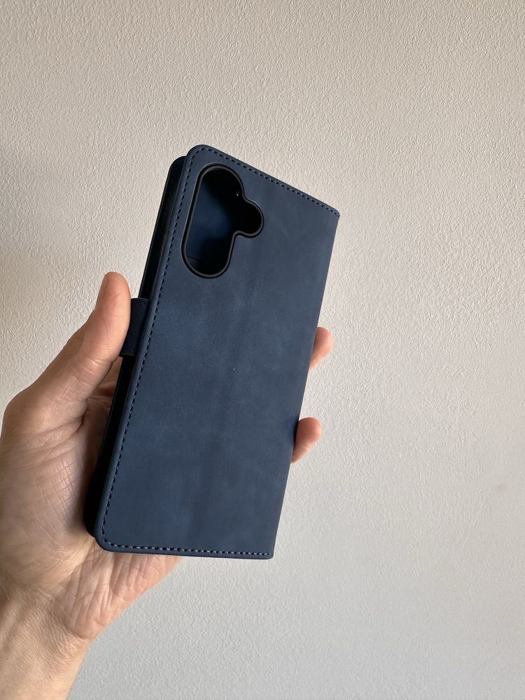 Etui Zamykane granatowe do SAMSUNG GALAXY A56 5G