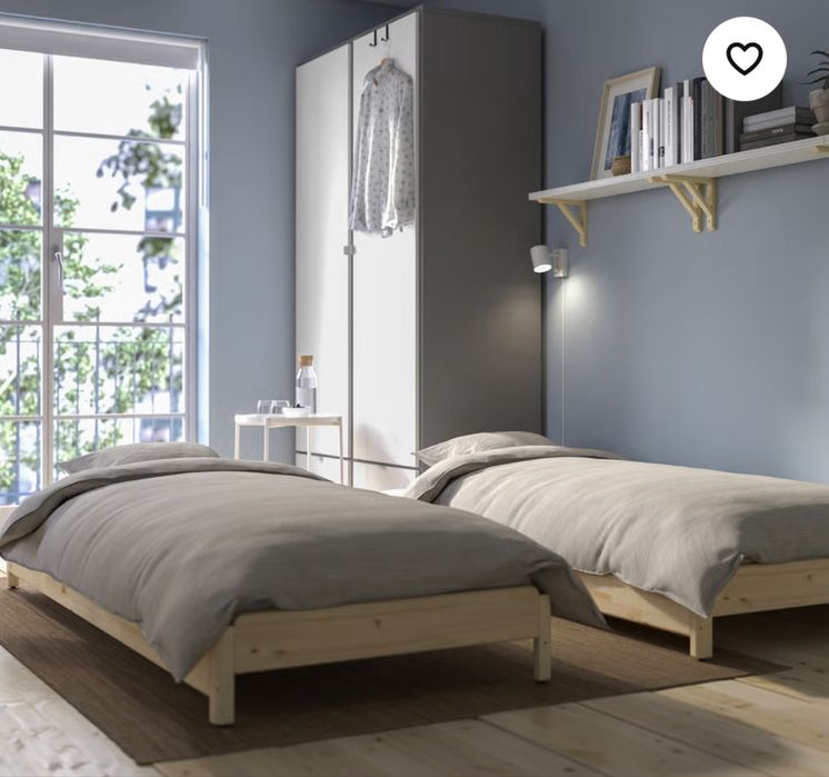 Cama dupla empilhavél IKEA utaker