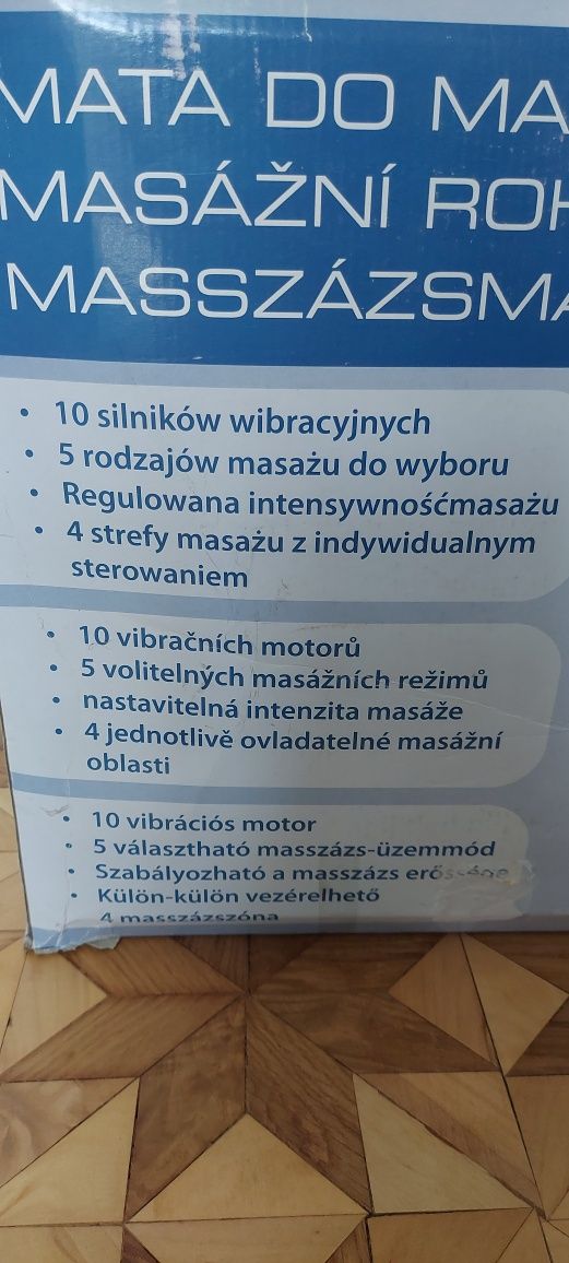 Mata materac do masażu z funkcją rozgrzewania