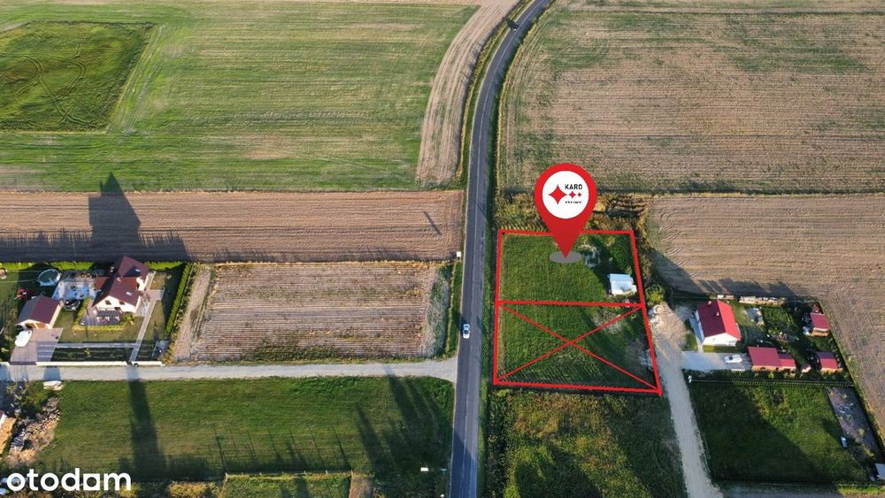 Działka z warunkami zabudowy, ogrodzenie