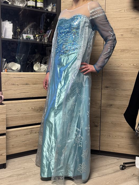 Жіночий новорічний костюм, сукня Фрозен, Ельза, M-L