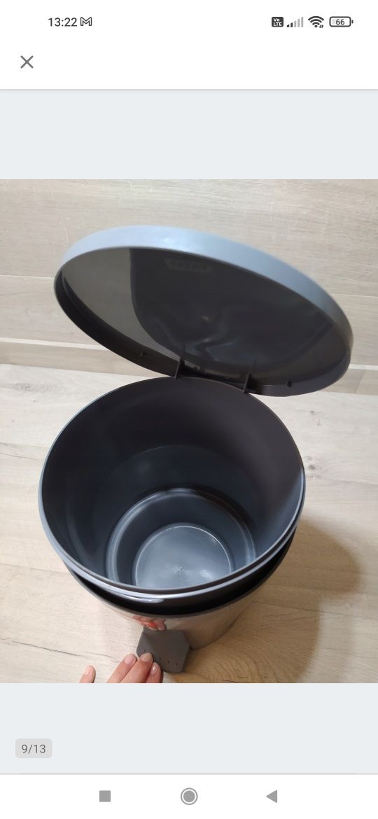 TATAY Diabolo Kosz mały łazienkowy 5l 28 cm Szary

Nowy, powystawowy.