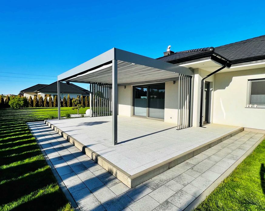 Pergole aluminiowe, ogrodowe zadaszenia tarasu, zabudowy altany, patio