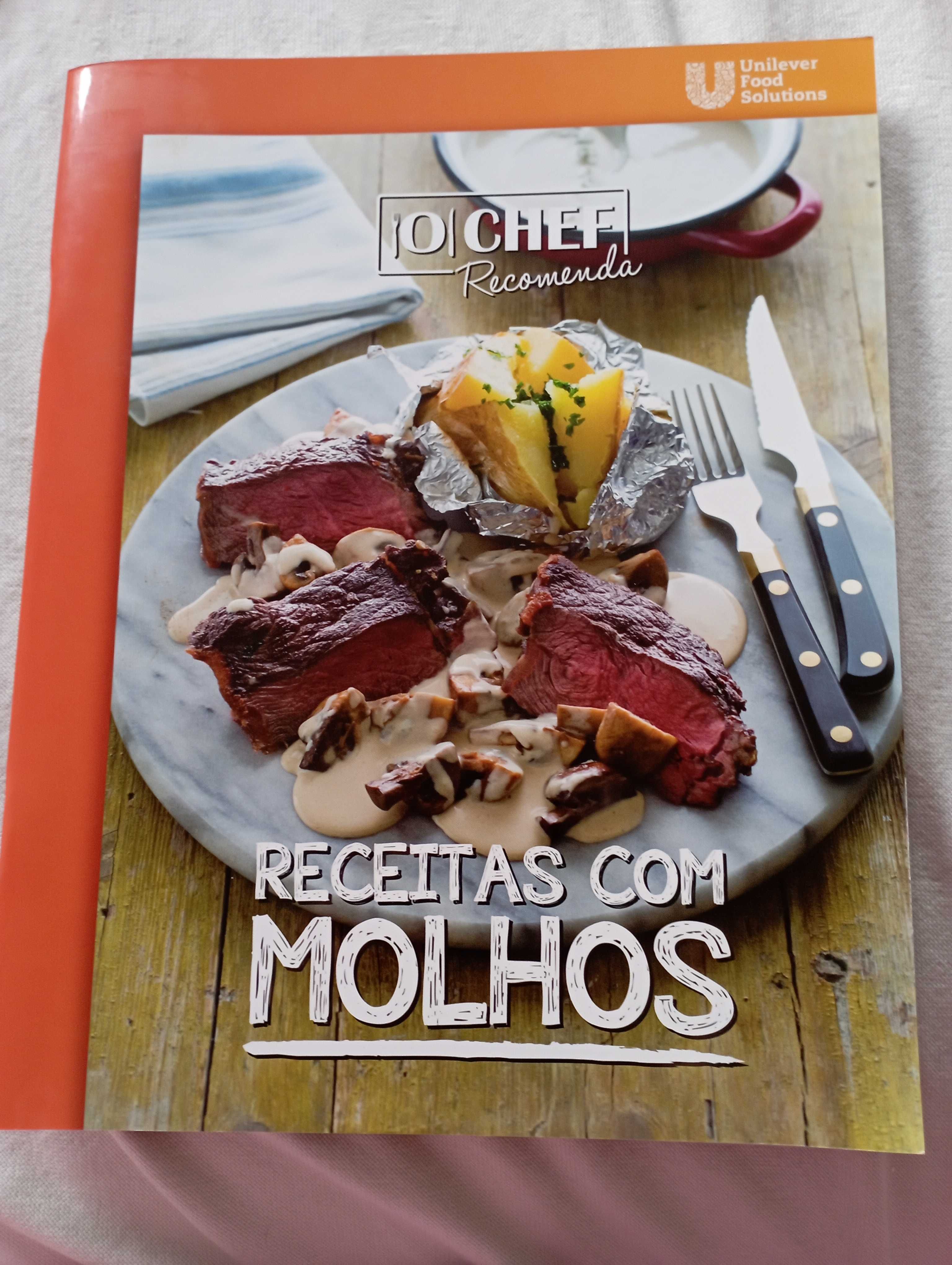 Brochura O Chef recomenda: receitas com molhos