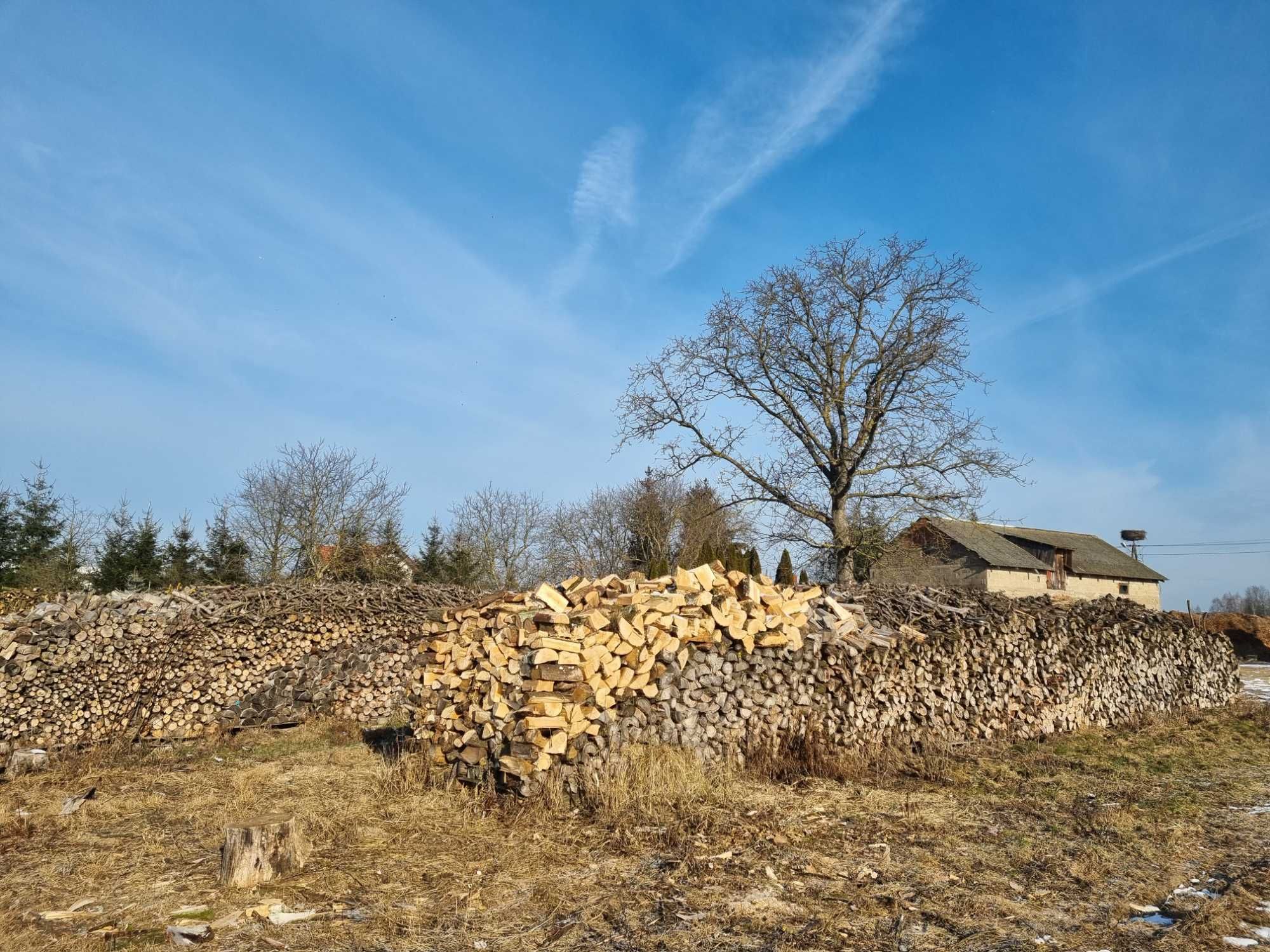Drewno na opał sezonowane suche, drewno kominkowe, opałowe, do kominka