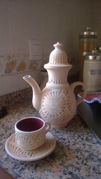 Conjunto chá artesanal