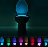 Podświetlenie wc lampka led wc czujnik ruchu zmierzchu do toalety