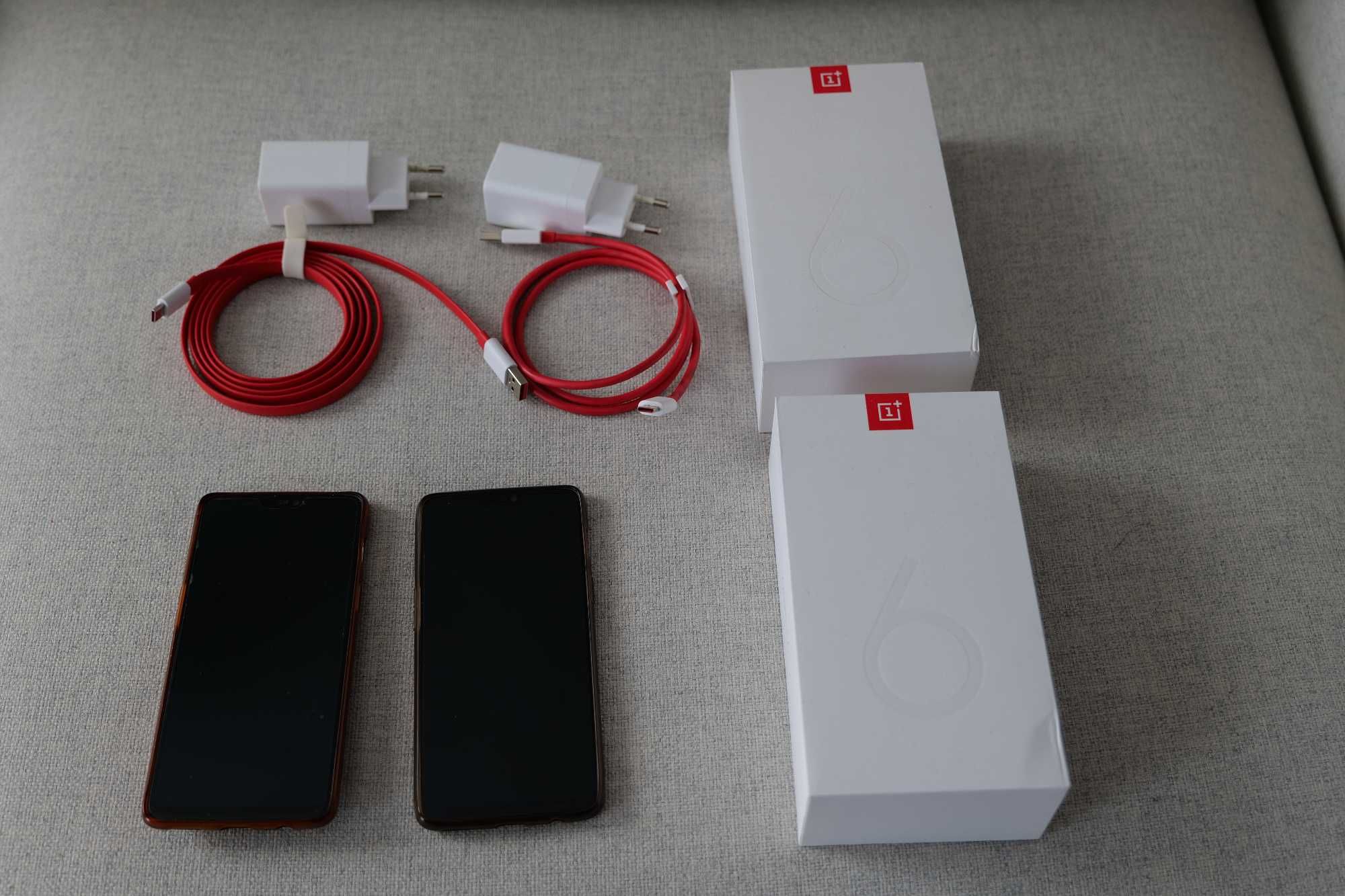 OnePlus 6, dwa używane telefony.