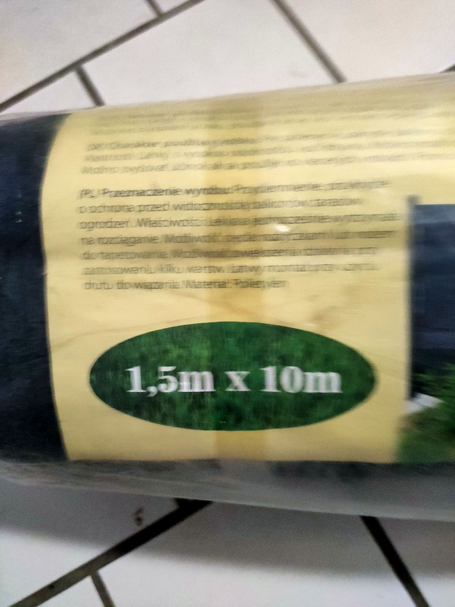 Siatka przyciemniajaca, osłaniająca na balkon 1,5 X10 m