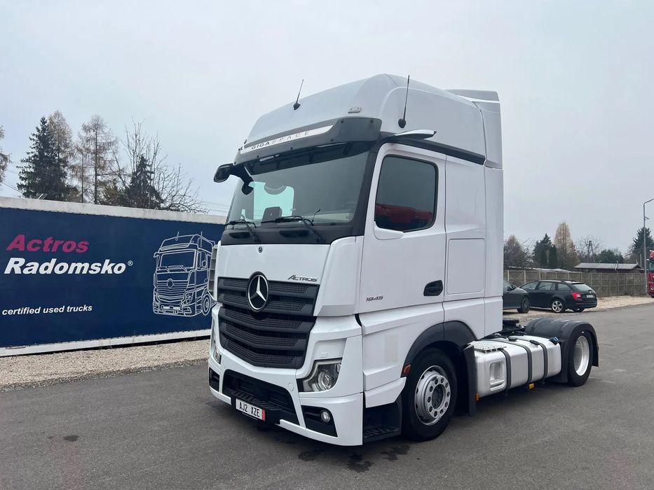 Mercedes-Benz ACTROS  MP5 bez retardera fabrycznie  1845 GIGASPACE low deck mega klima postojowa nawigacja pokontraktowy