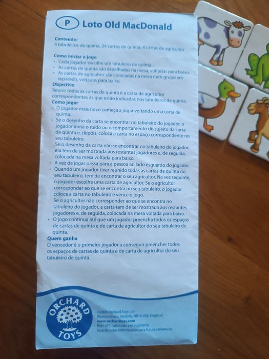 Jogo Old McDonald loto
