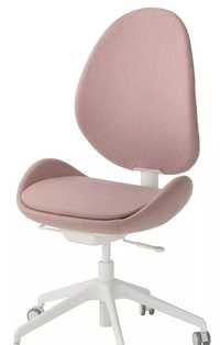 Krzesło do biurka ikea różowe