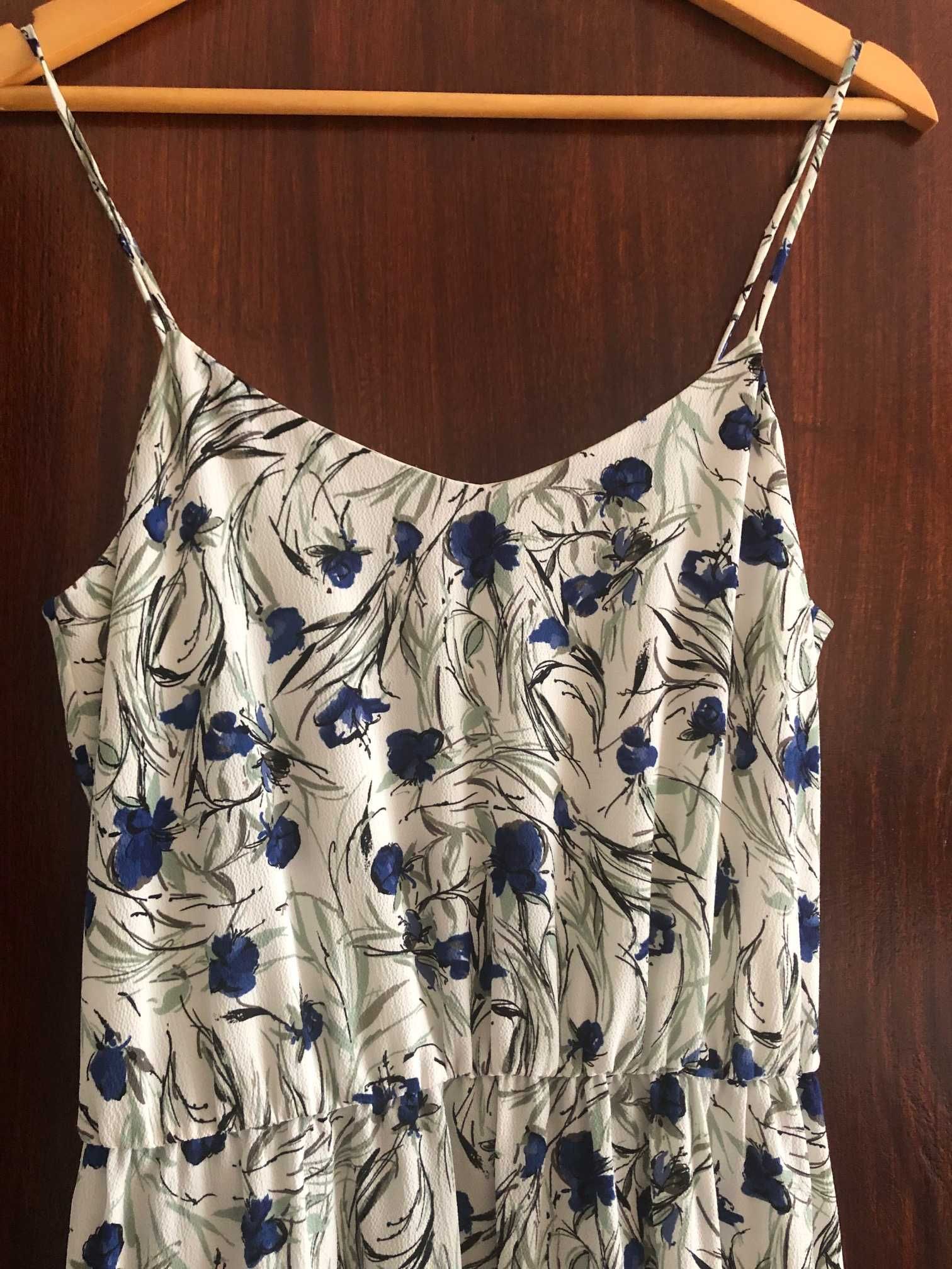 Vestido médio de verão muito elegante e confortável - Zara S