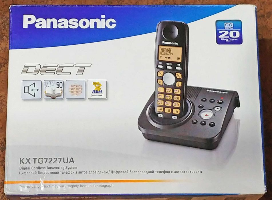 Радіотелефон Panasonic KX-TG7227UA (DECT)