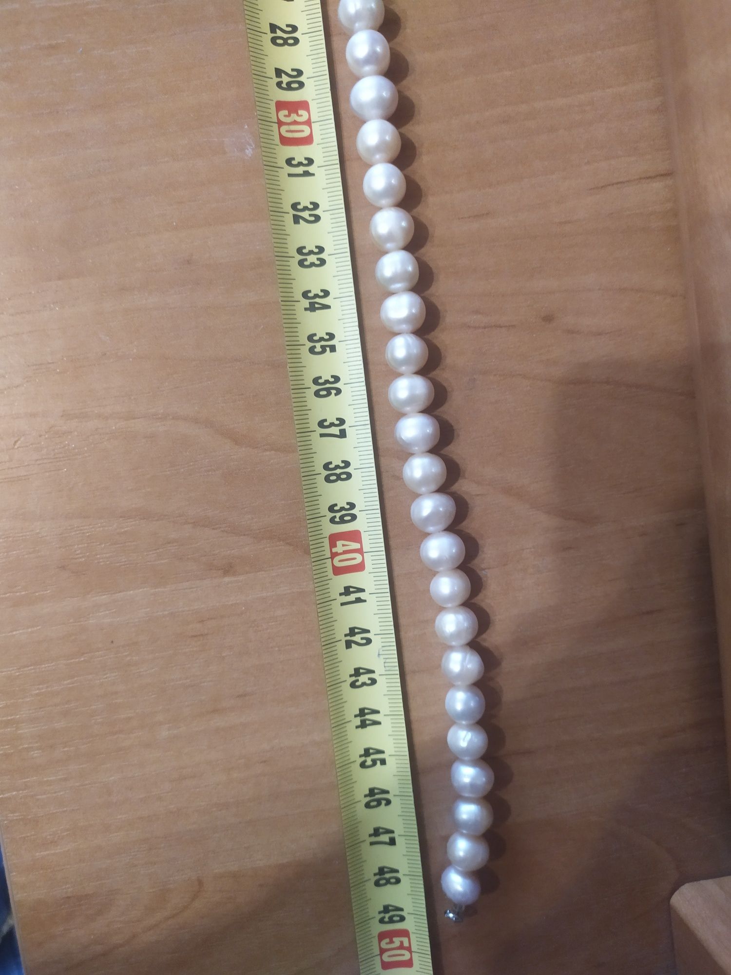 Жемчуг натуральный перли набор бусы серьги и браслет