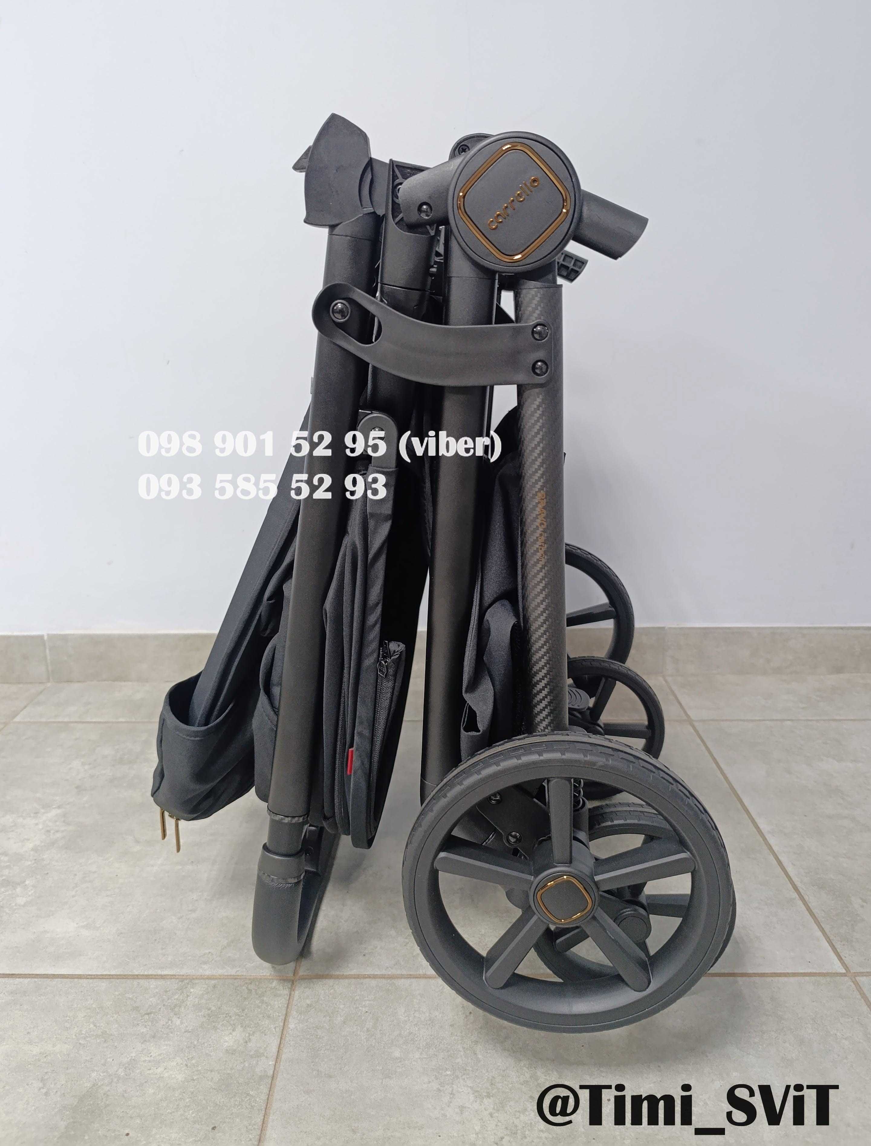 Коляска Carrello Bravo Carbon Детская прогулочная коляска Браво Карбон
