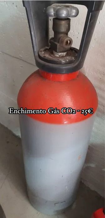 Enchimento  Garrafas Gas Argon , Azoto , e CO2