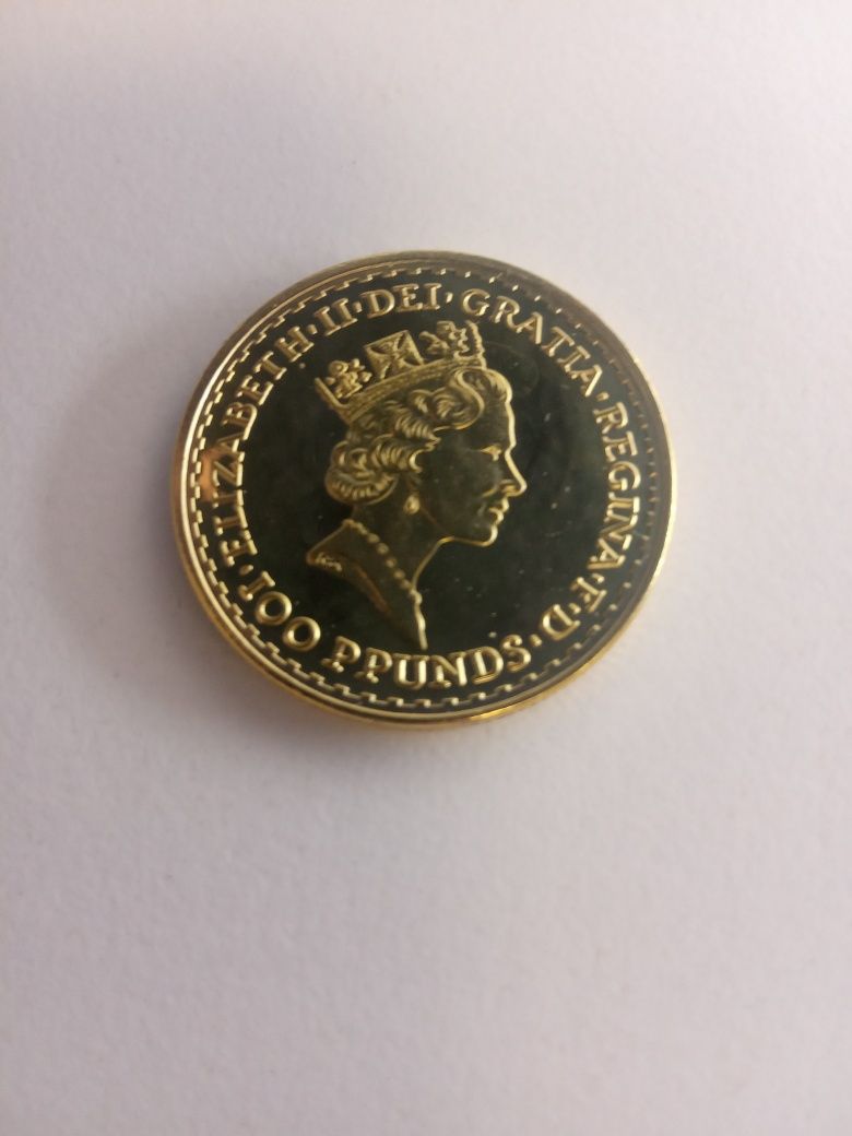 Сувенир медаль жетон "Богиня войны" 100 фунтов