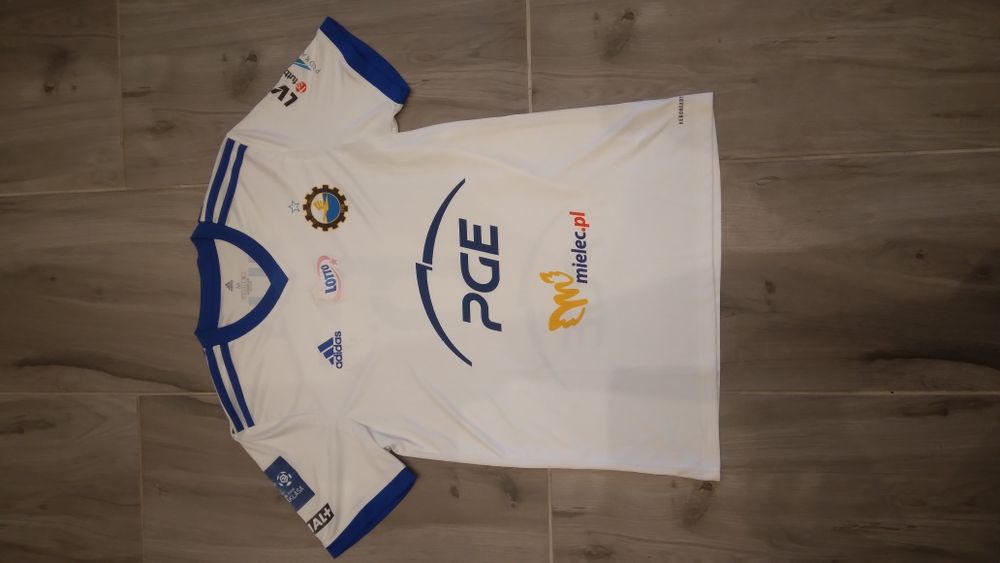 Koszulka meczowa Stali Mielec 2020/2021 z autografem Marcina Flisa