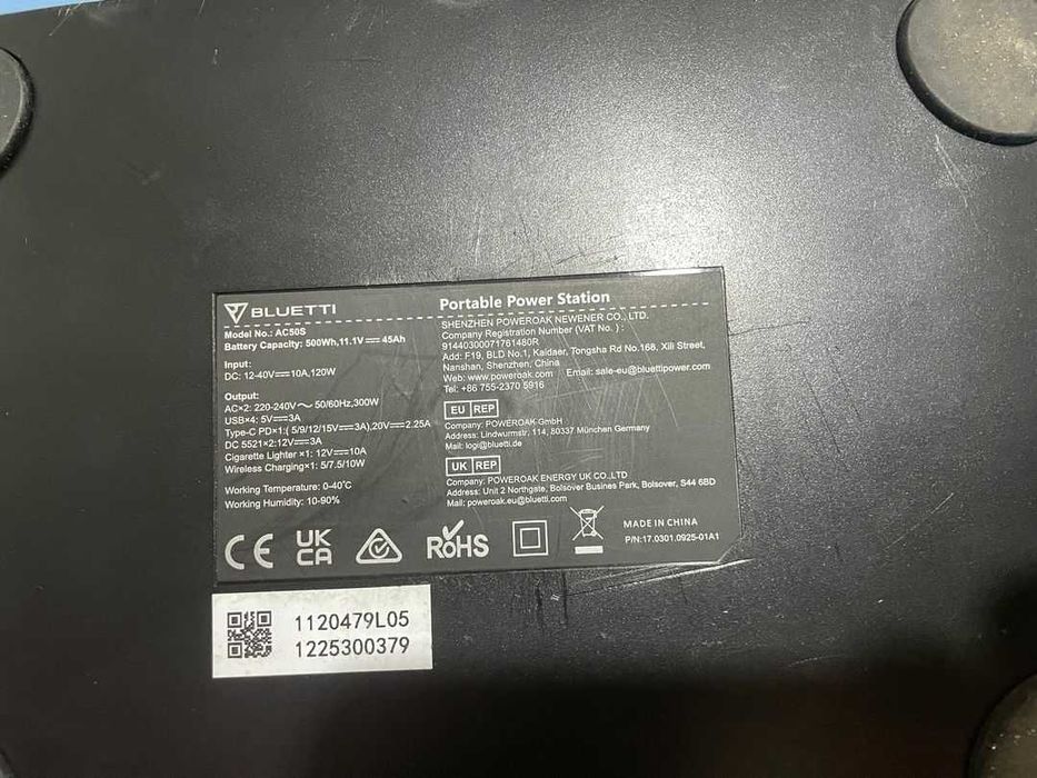 Продам Зарядна станция Bluetti AC50S 500Wh/300W