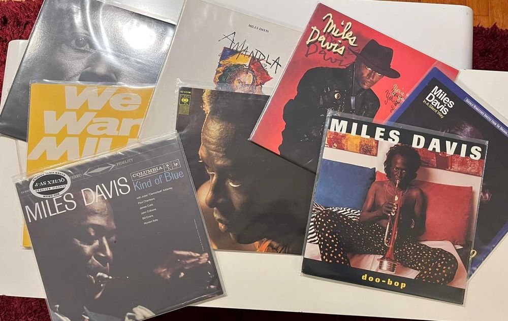 MILES DAVIS - LOTE de 9 vinis - coleção privada