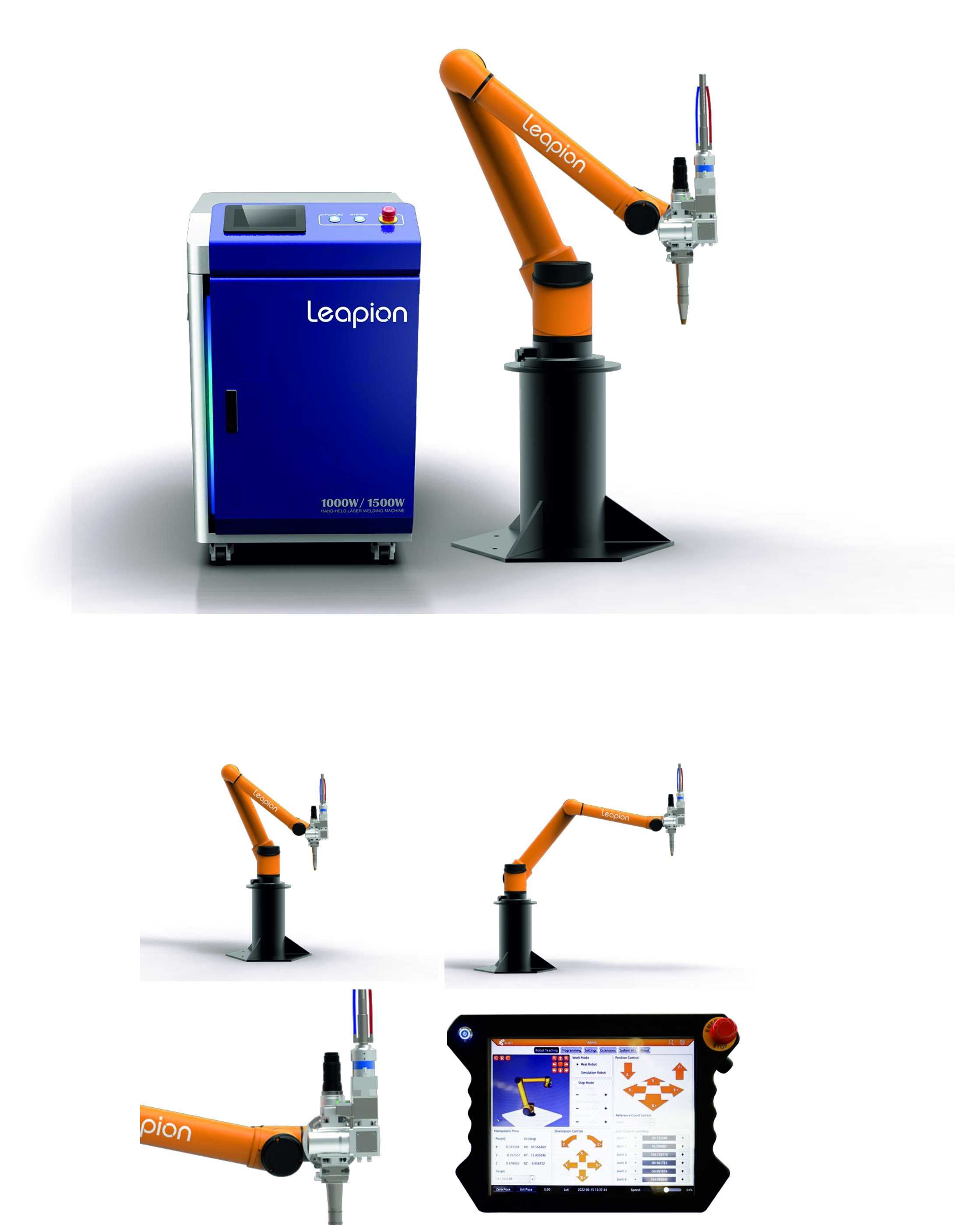 Robot de Solda a Laser, Soldar a Laser Robotizado, (Robot e Soldadora)