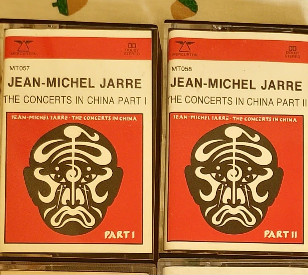 Kaseta magnetofonowa 2 sztuki jean michel Jarre concert in china