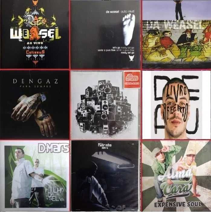 54 CDs - HIP HOP TUGA - Muito Bom Estado