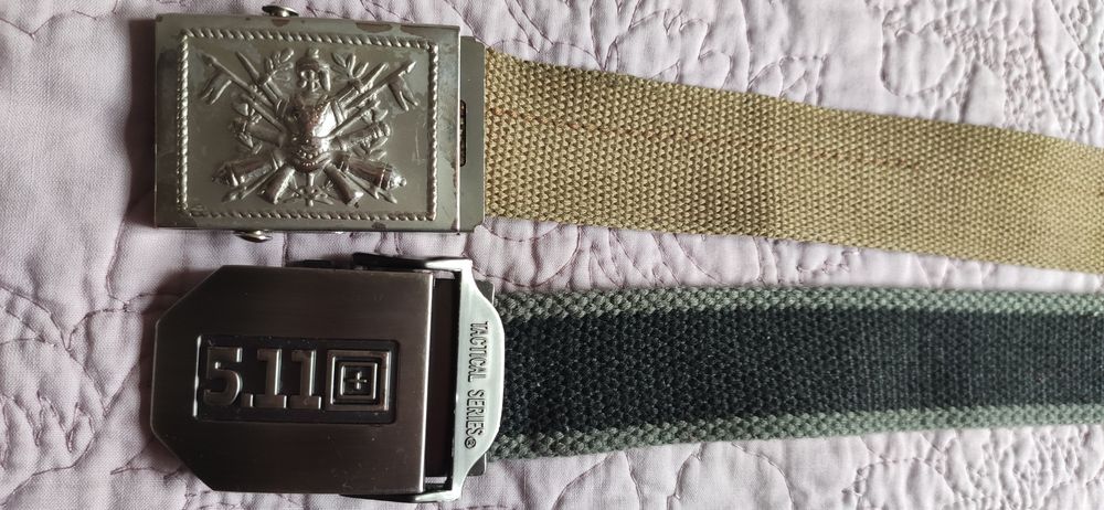 Ремень военный армия Италия и ремень тактический 5.11 (США)