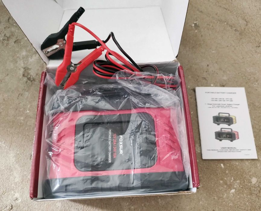 Зарядное устройство аккумулятор 12V 20A 24V 10A Gel LiFePO4 Charger