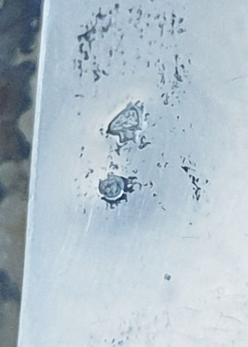 Antiga argola de guardanapo bebé e bracelete de criança em prata