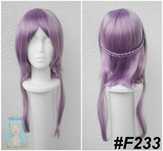 Shinoa Owari no Seraph of the end fioletowa peruka z warkoczem cosplay