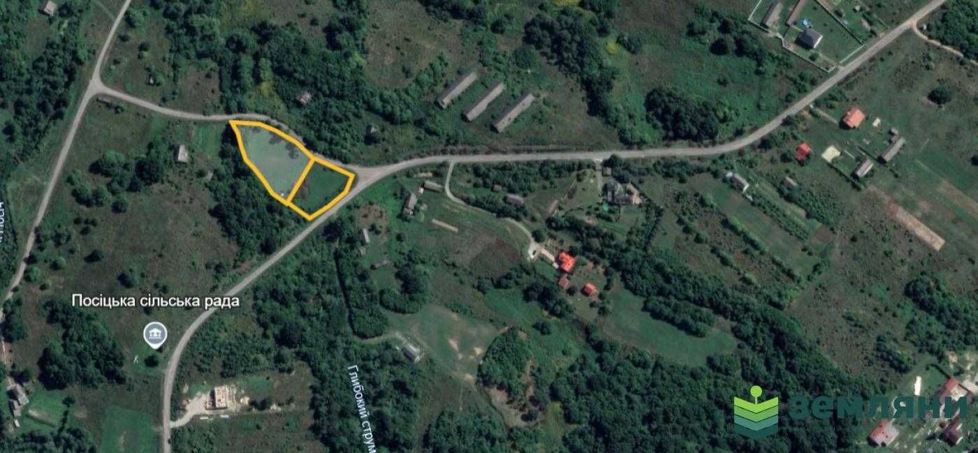 Земельна ділянка в селі Посіч 11км від Франківська