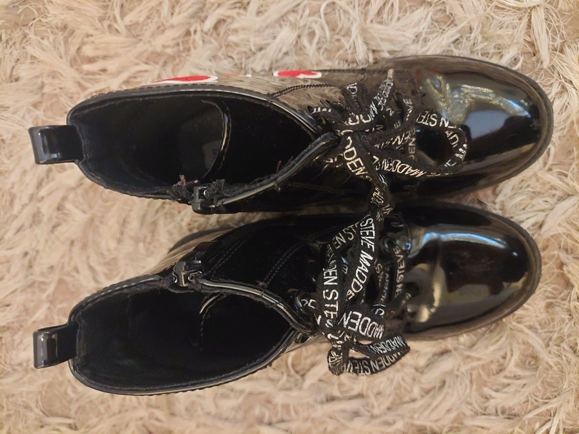 Botki lakierowane Steve Madden r.31 (20 cm)