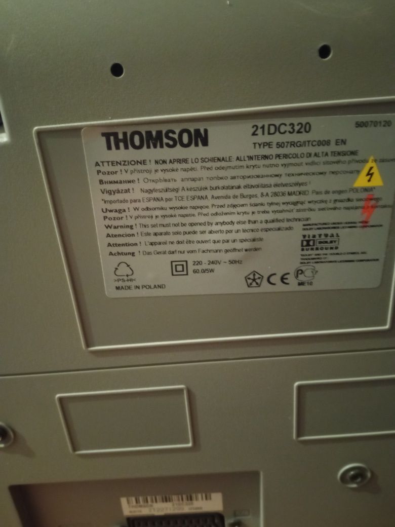 Телевізор Thomson. Германія.
