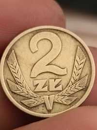 Sprzedam monete 2 zl 1976  bez znaku mennicy