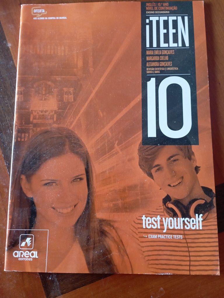 Cadernos de exercícios iTeen inglês 10 ano