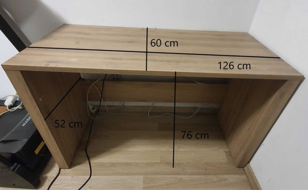 Komplet biurko z krzesłem solidne Agata Meble