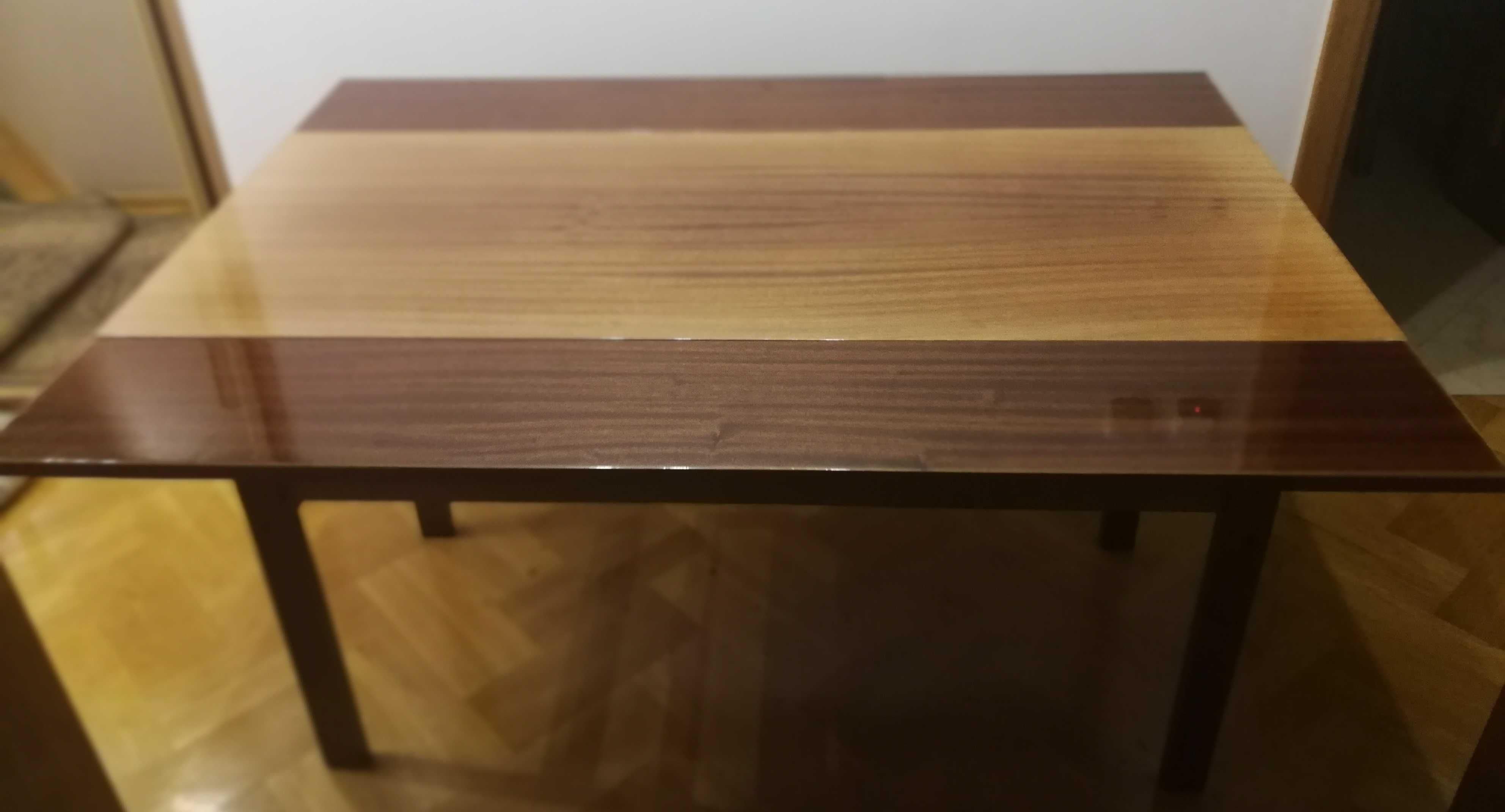 Ława – Stół rozkładany w jednym podnoszona drewniana lakierowana