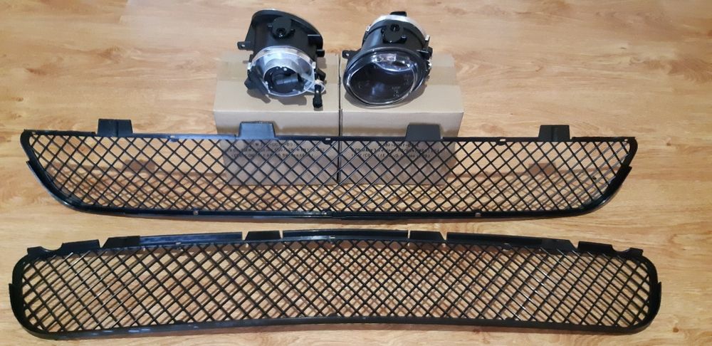 Решетка в бампер ноздры бмв м пакет е39 е46 bmw e39 M Pakiet галогенки