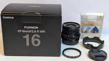 Fujifilm XF 16mm f/2.8 R WR – stan idealny + Hoya HMC UV REZERWACJA