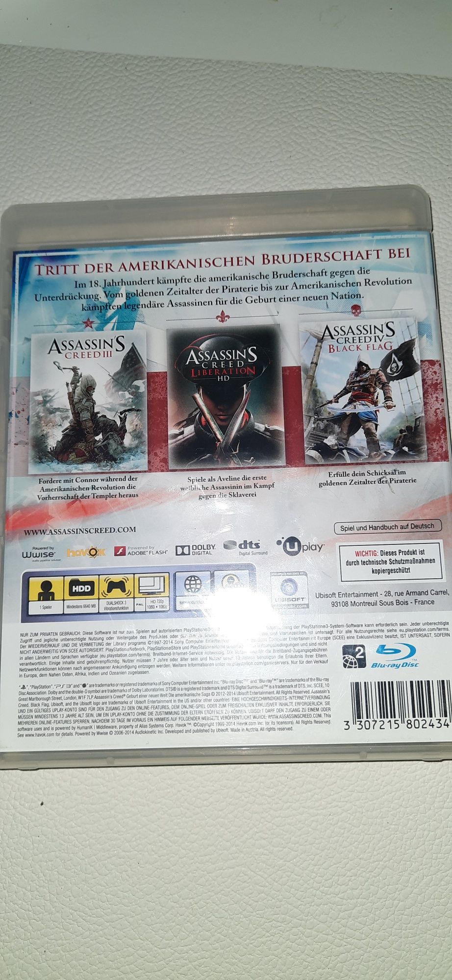 Assassins Creed American Saga na ps3