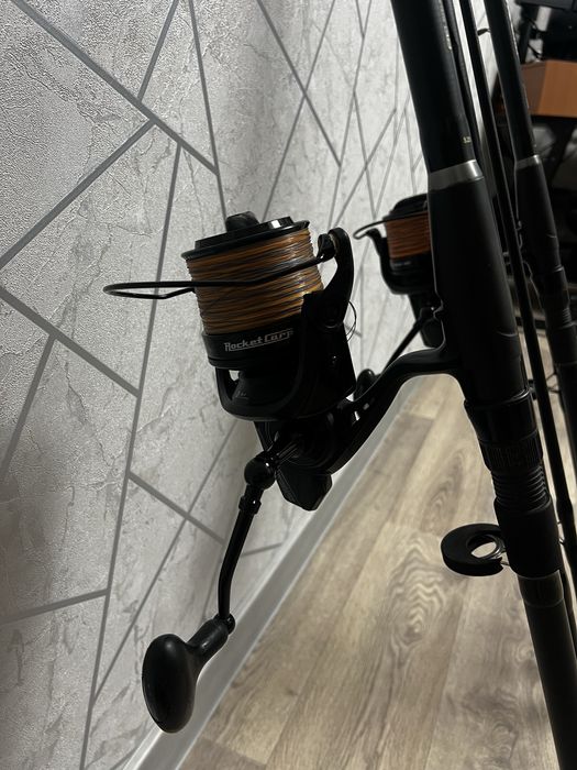 Коропові удочки Force Active Carp 3.9m 3,25LB+котушки Rocket Carp 90