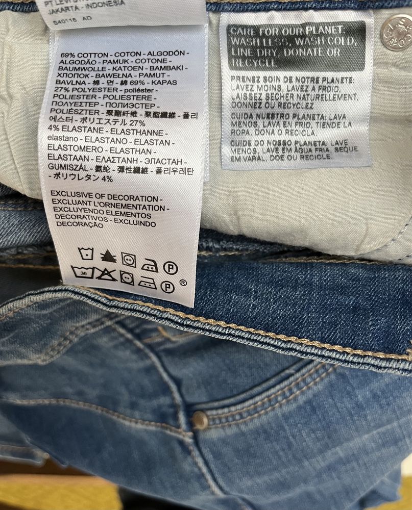 Джинси Levis Low Rise skinny