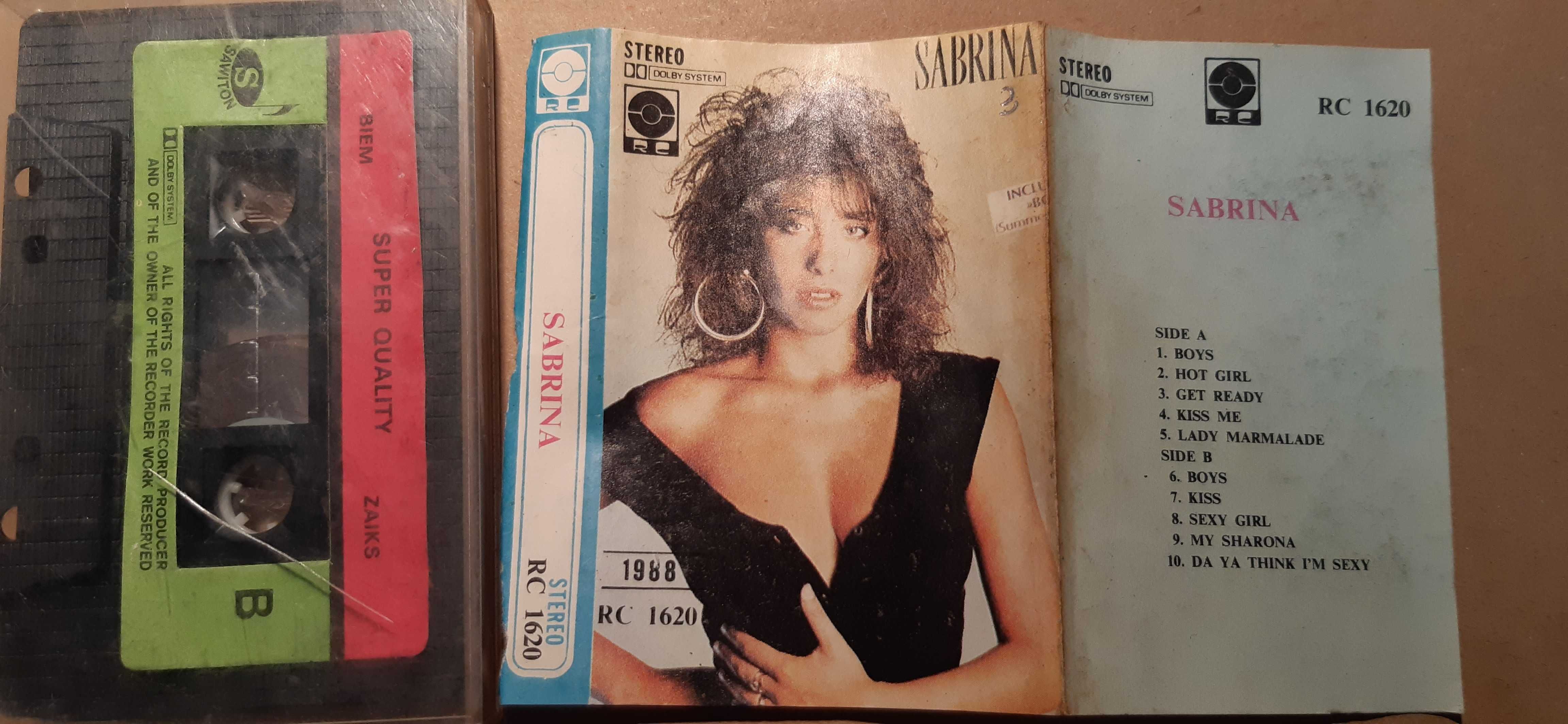 stara okładka kasety magnetofonowej zdjęcie sabrina