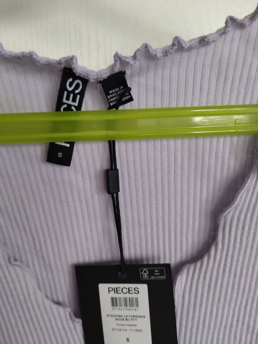 Sweterek prążkowany lilia fiolet s/m pieces