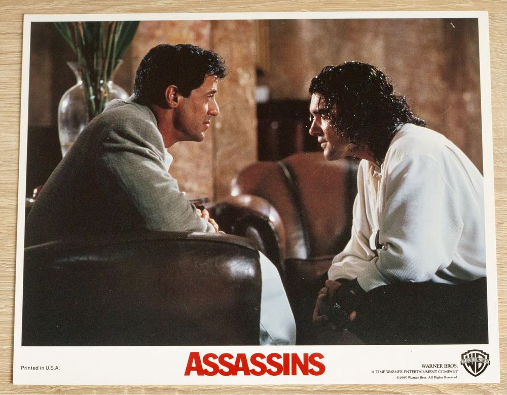 Assassins - Stallone  - x3 karty   promocyjne - kadry kinowe