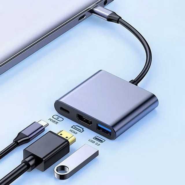 USB Type-C HUB Docking Station 4K HDMI PD 100W —ENVIO GRÁTIS—PROMOÇÃO—